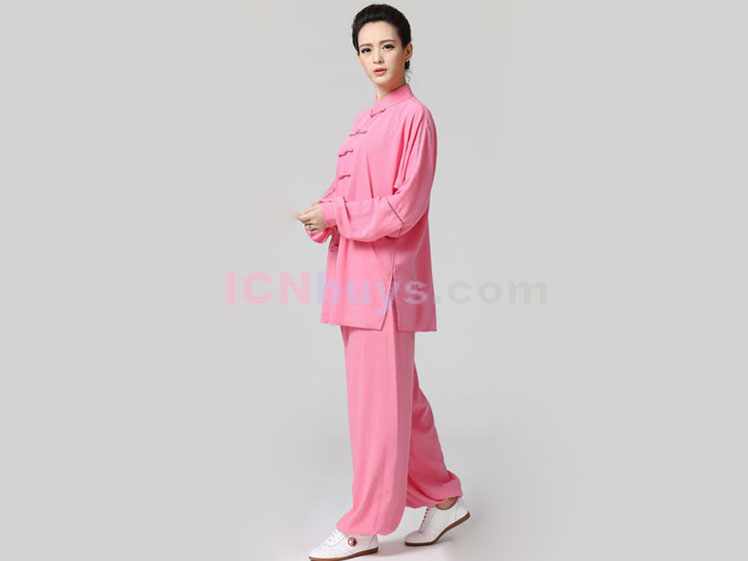 Tai Chi Clothing Long-sleeve Casual Style Linen Suit